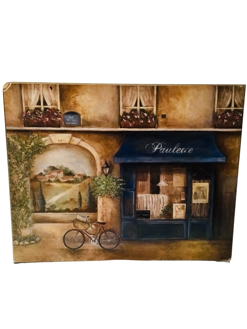 Original Art Print on Wood - Paris